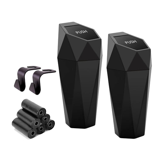Mini Car Trash Bin Duo