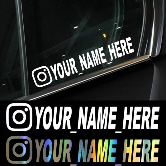 Custom Instagram Vinyl Decals